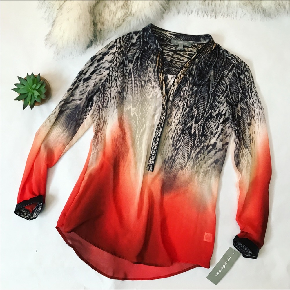 NWT💗Beautiful NY Collection ombré blouse💗